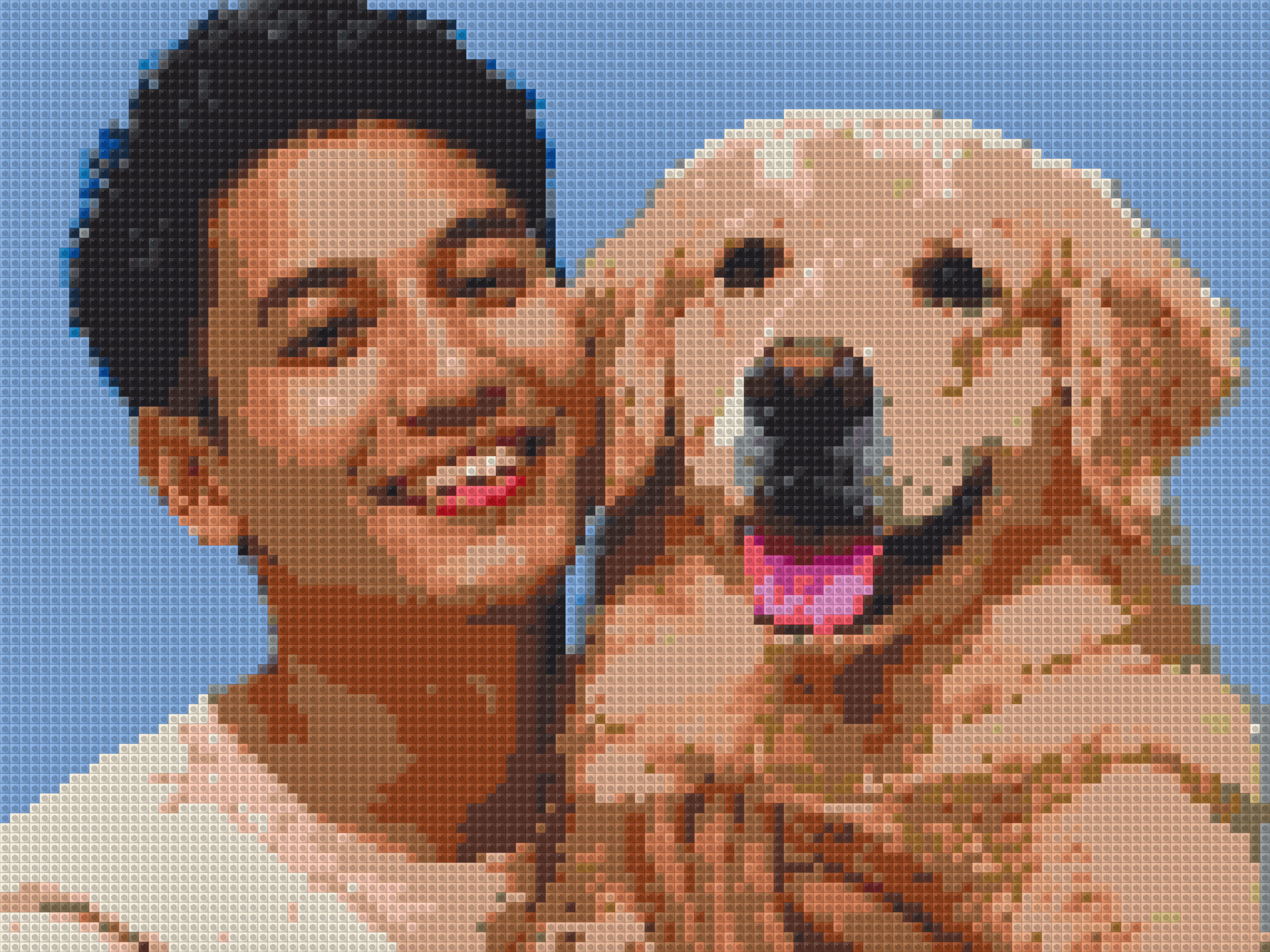 ตัวอย่าง Brick Mosaic